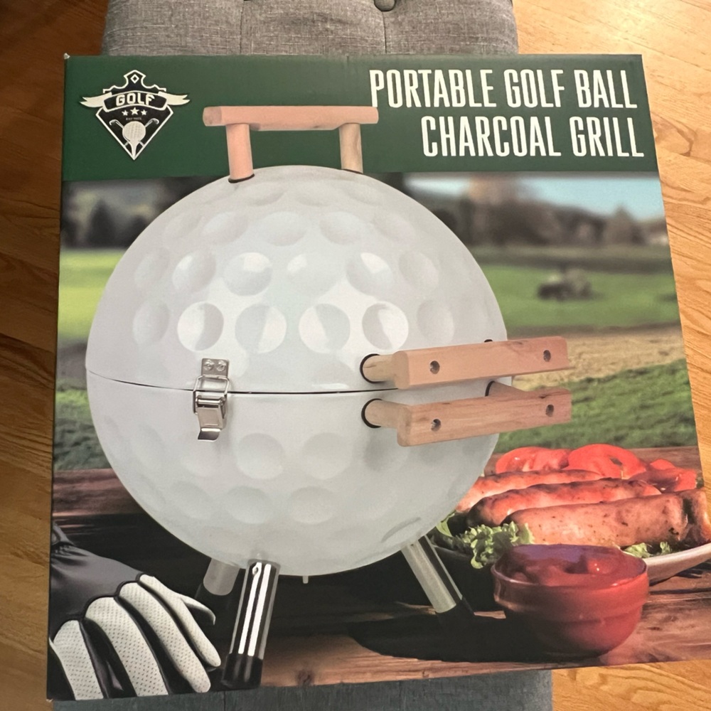 Golf Ball portable Charcoal Grill